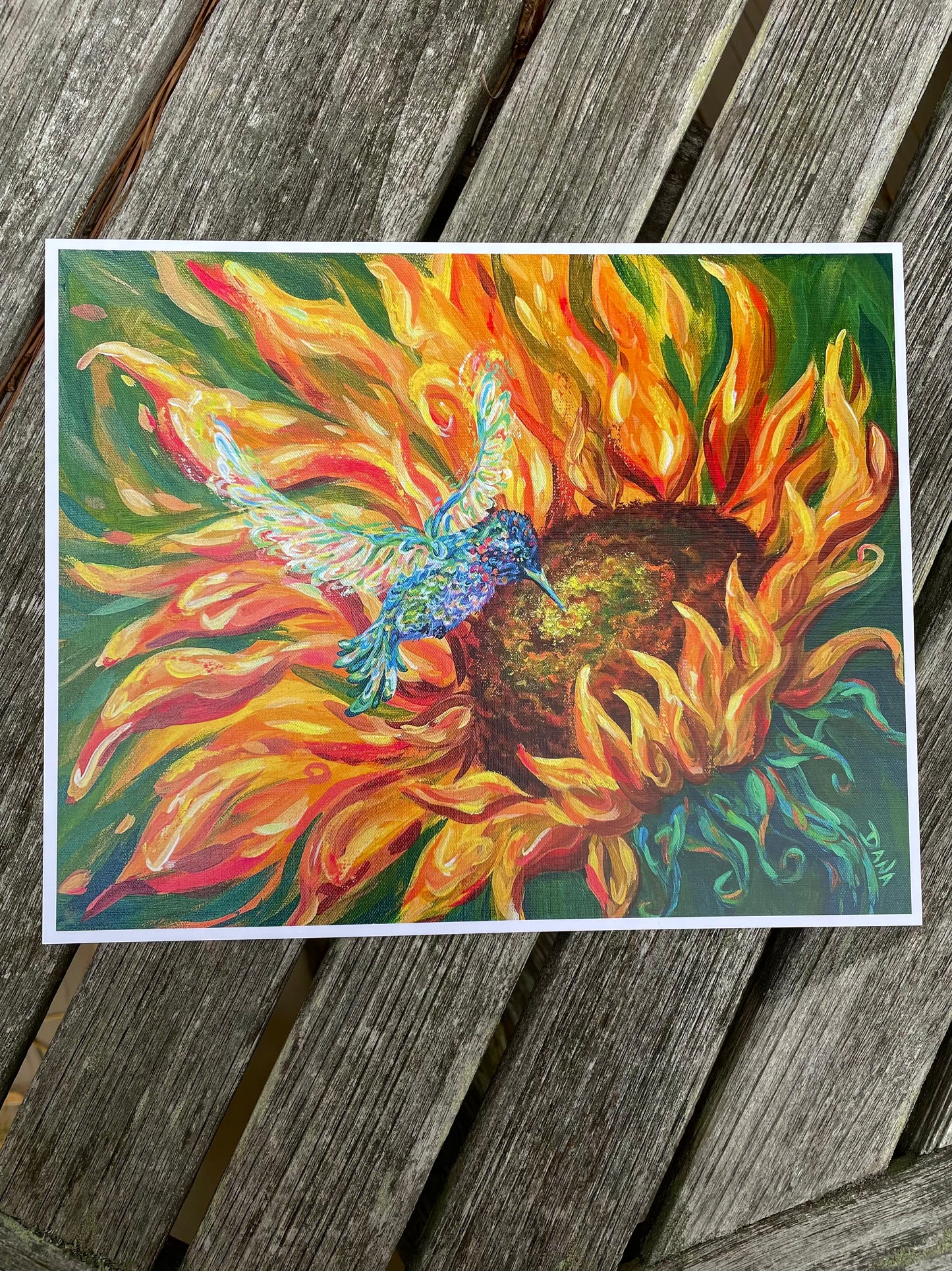 Sunny Sip Paper Print