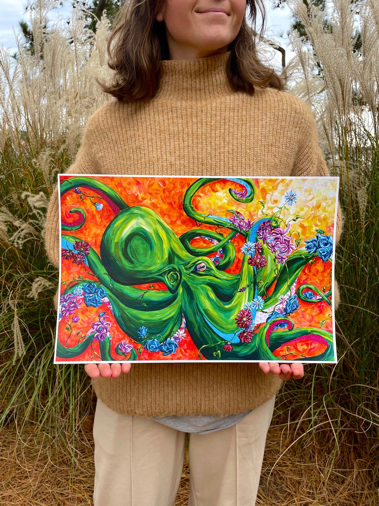 Octopus's Garden Paper Print