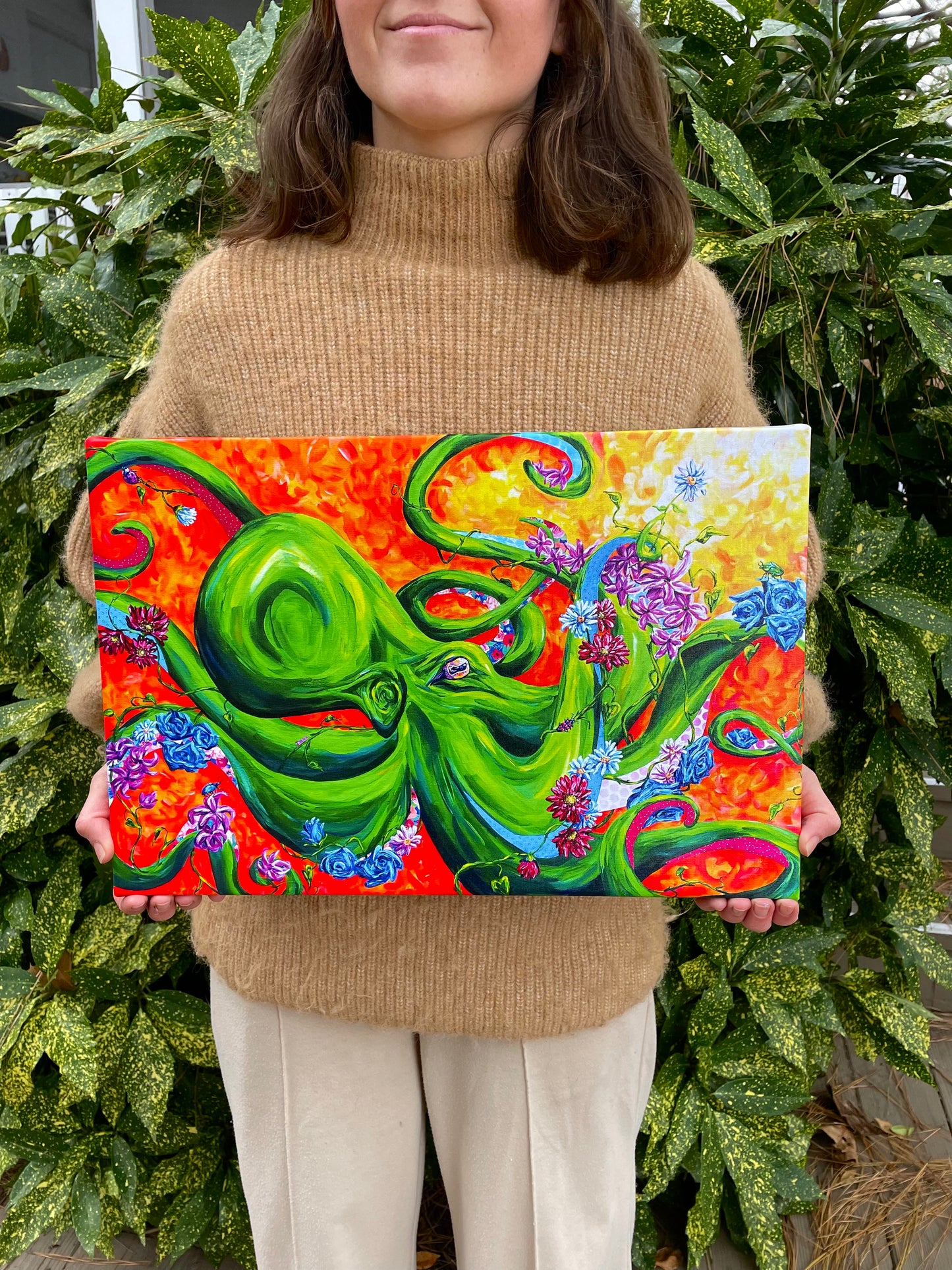 Octopus's Garden Canvas Print