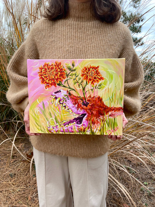 Bone to Bloom Canvas Print