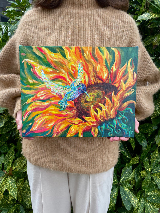 Sunny Sip Canvas Print