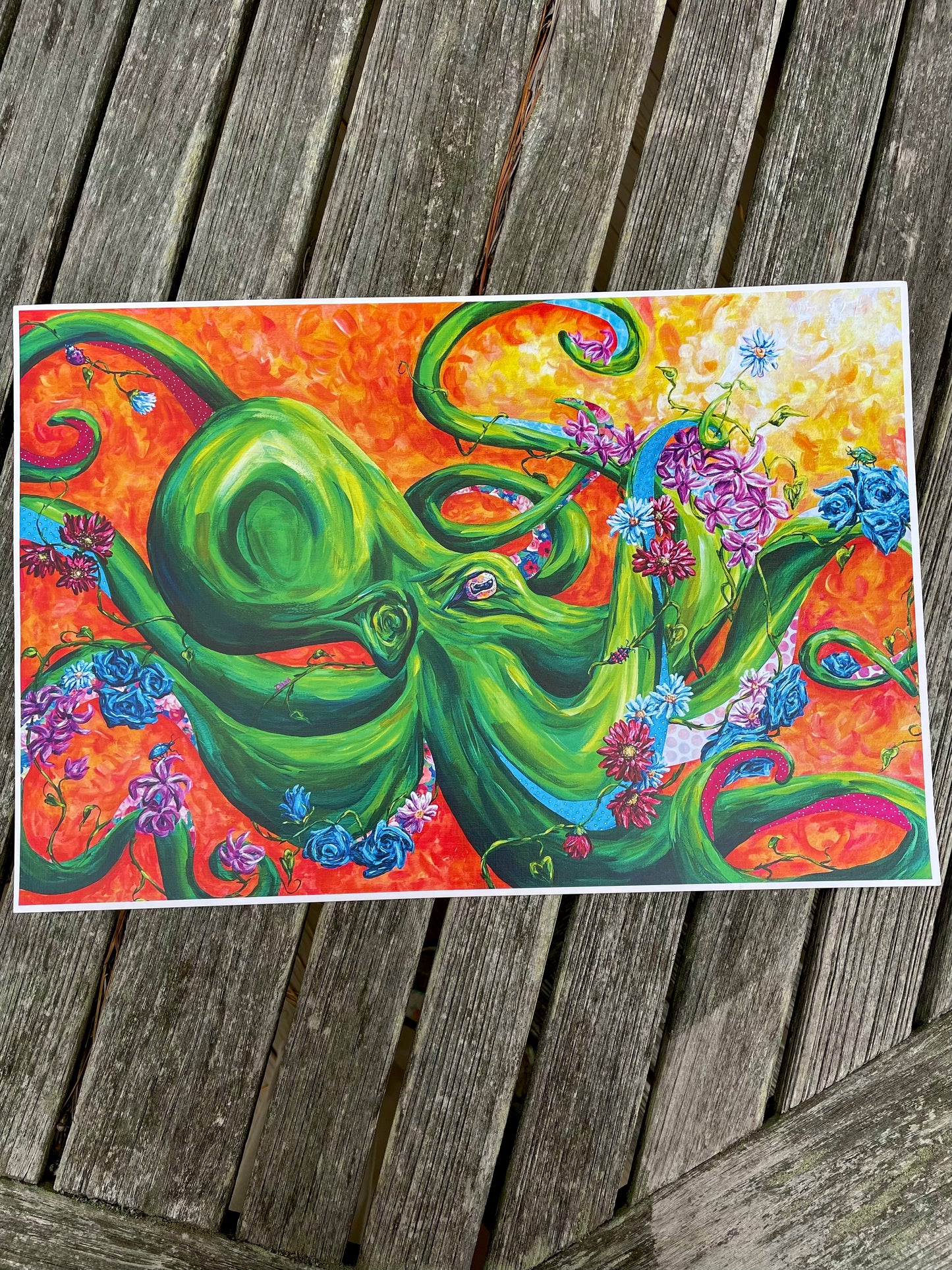 Octopus's Garden Paper Print