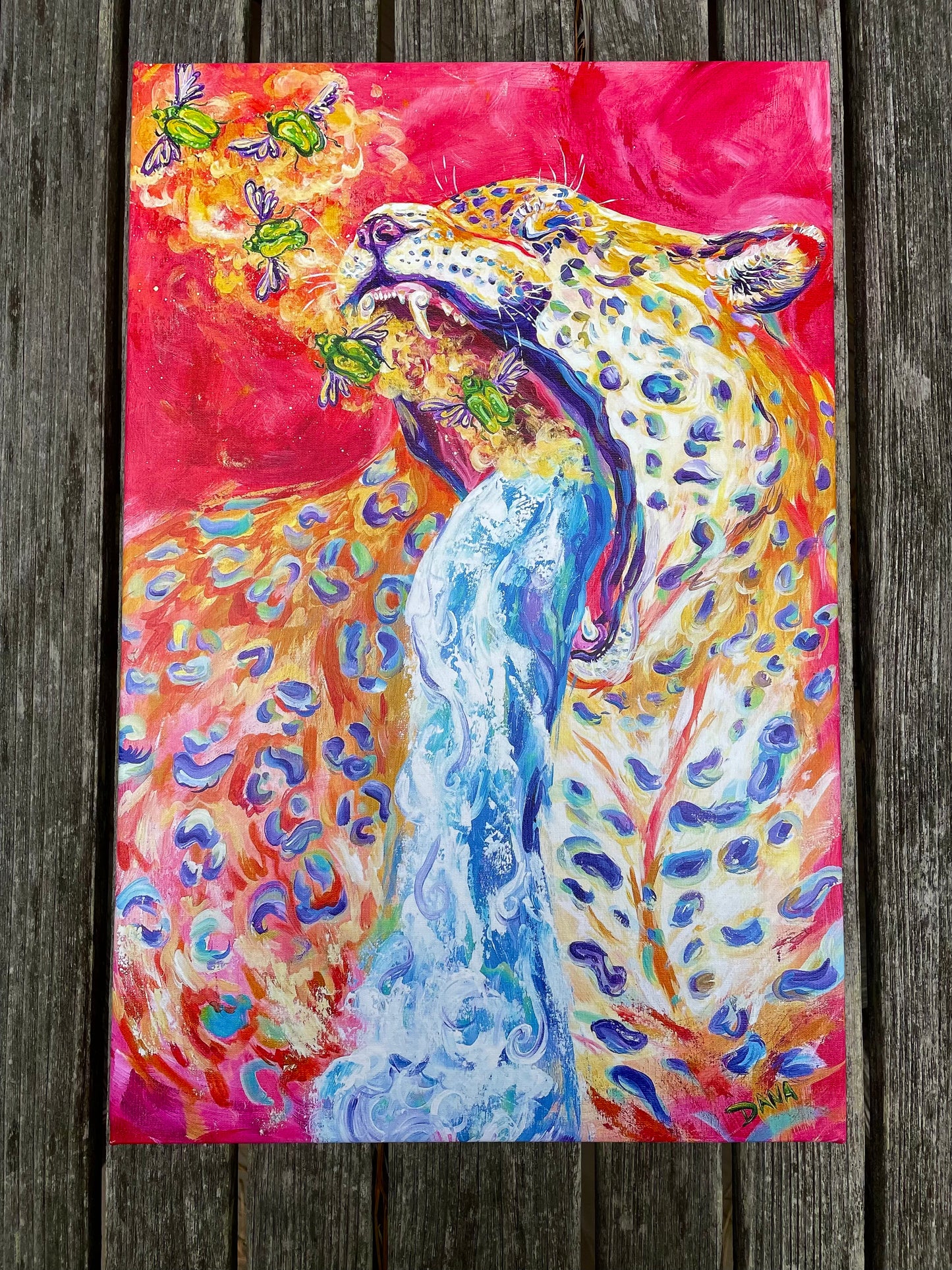 Lion's Breath ROAR Canvas Print