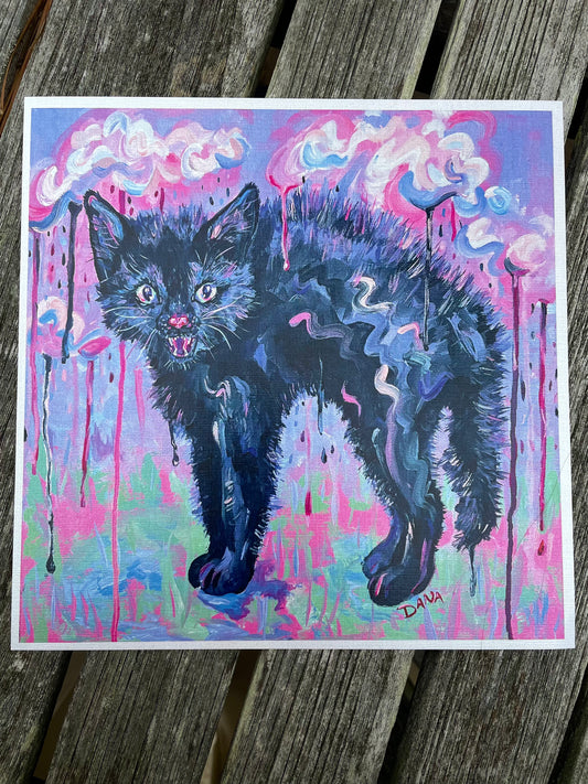 Spicy Kitty Paper Print