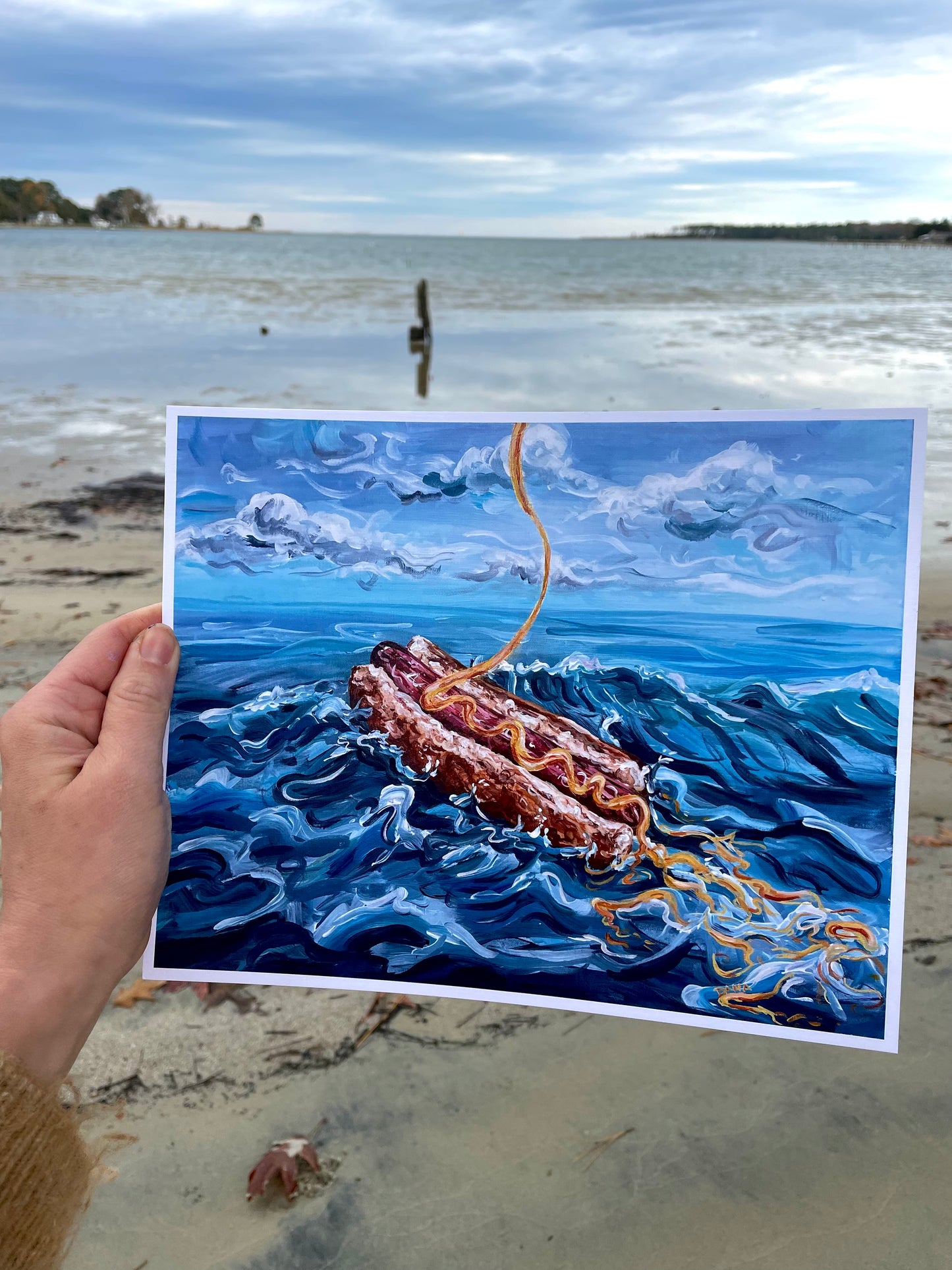 Lost at Sauce Paper Print