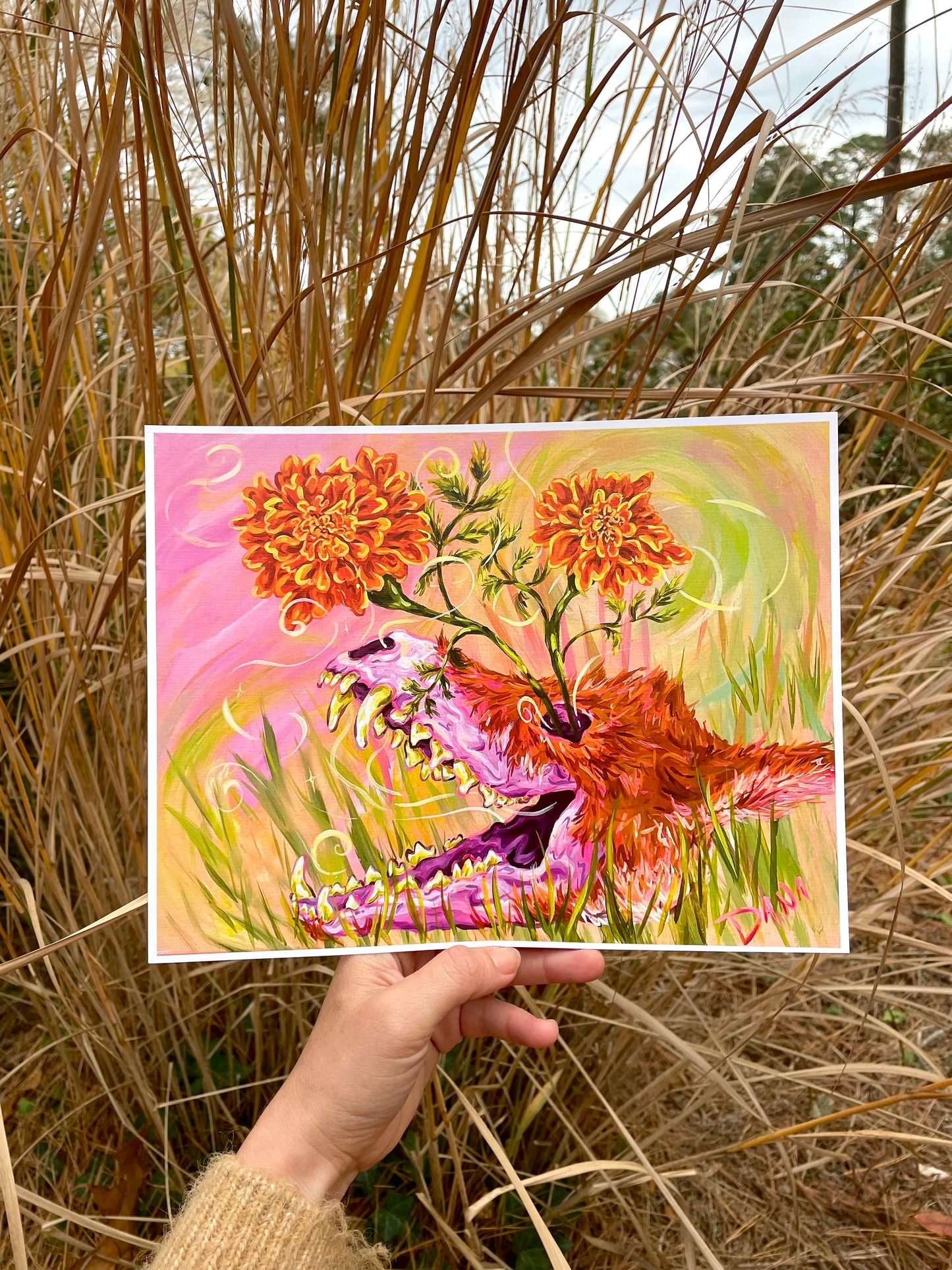 Bone to Bloom Paper Print