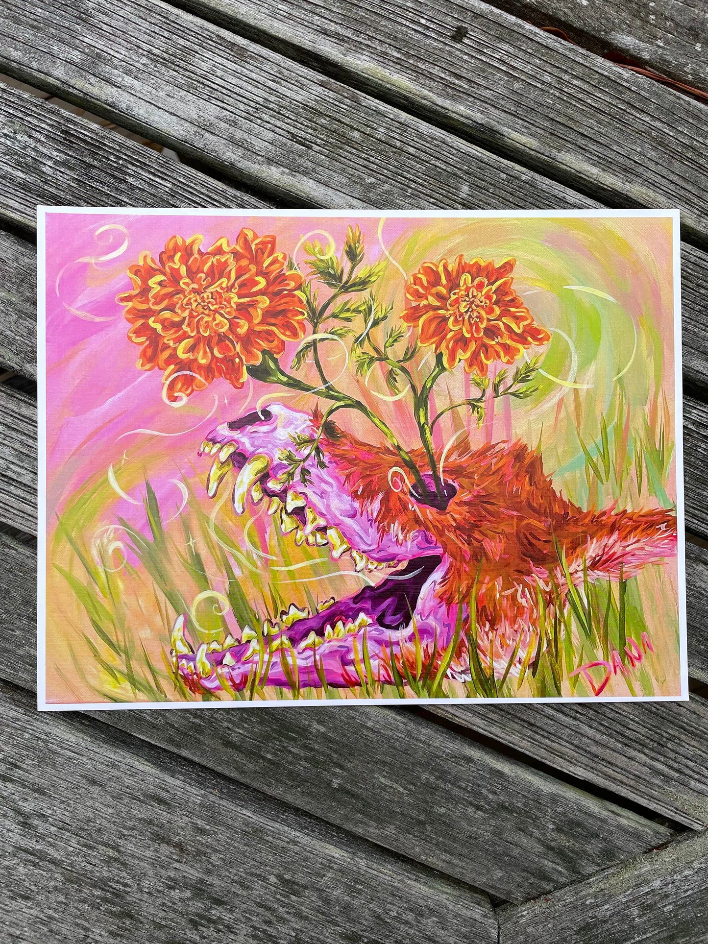 Bone to Bloom Paper Print