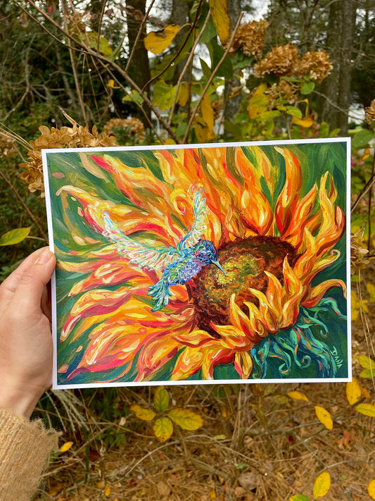Sunny Sip Paper Print