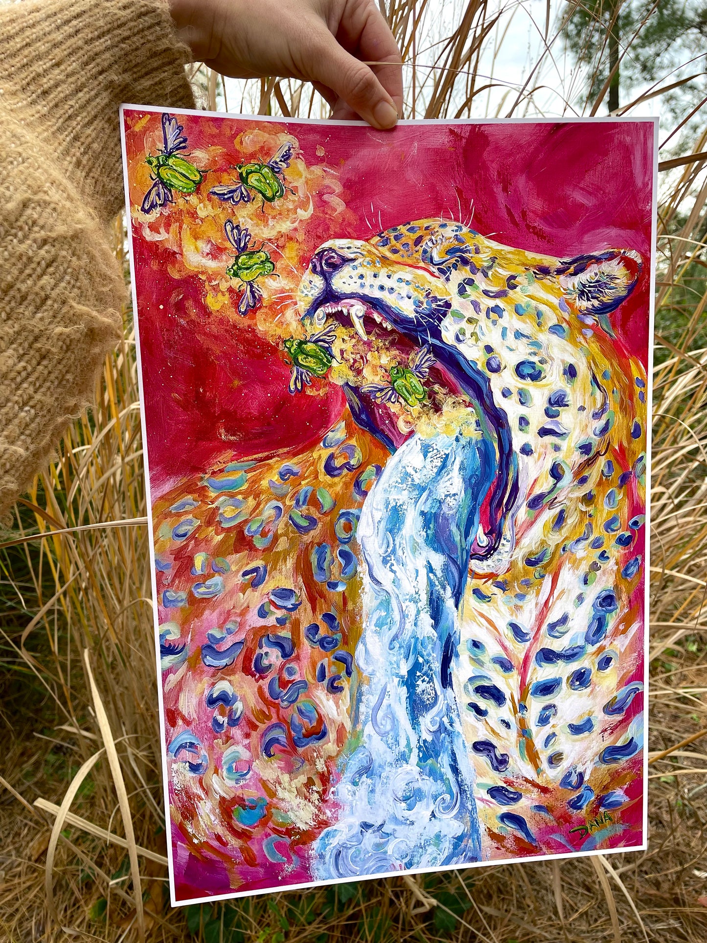 Lion's Breath ROAR Paper Print