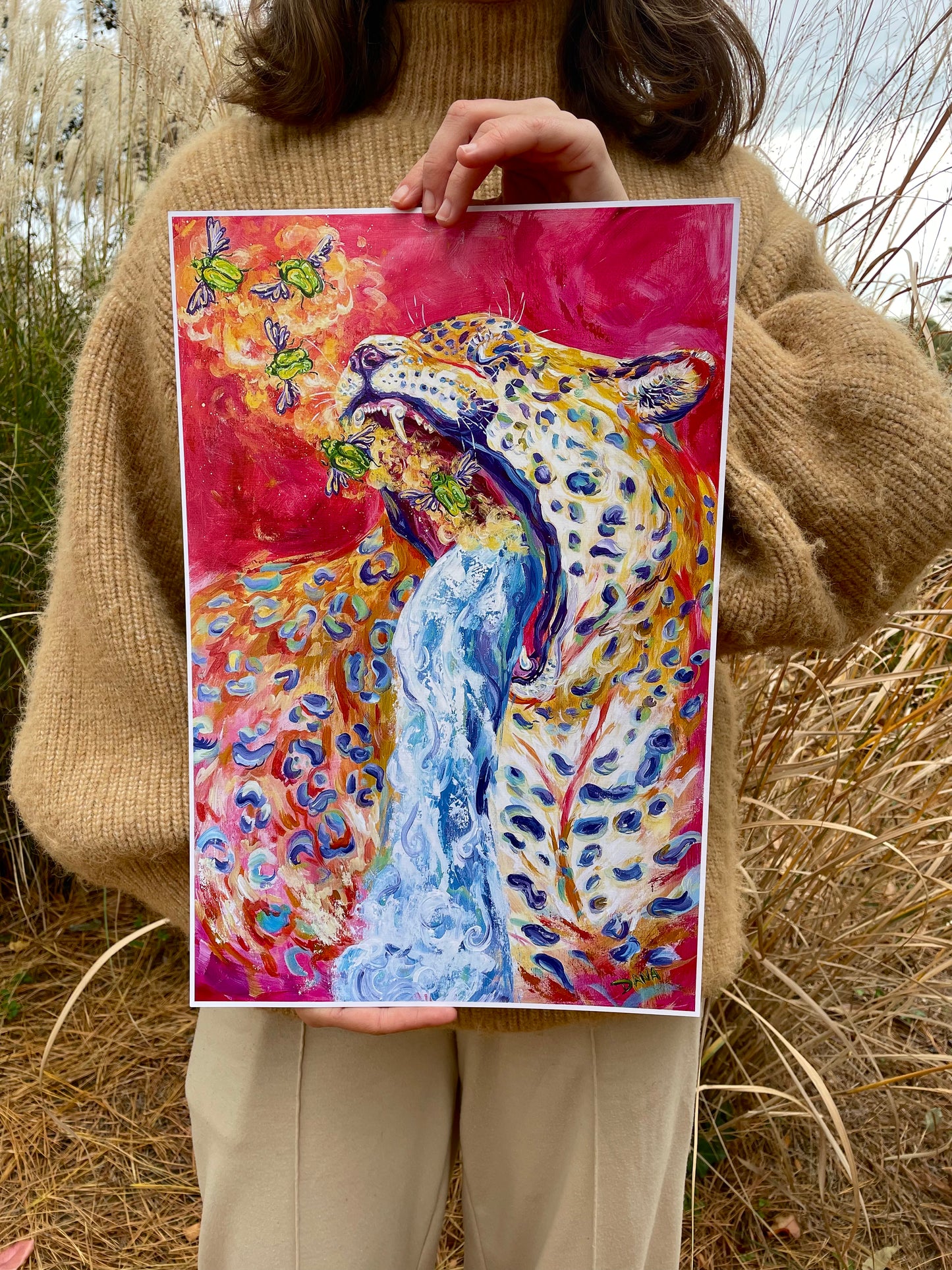 Lion's Breath ROAR Paper Print