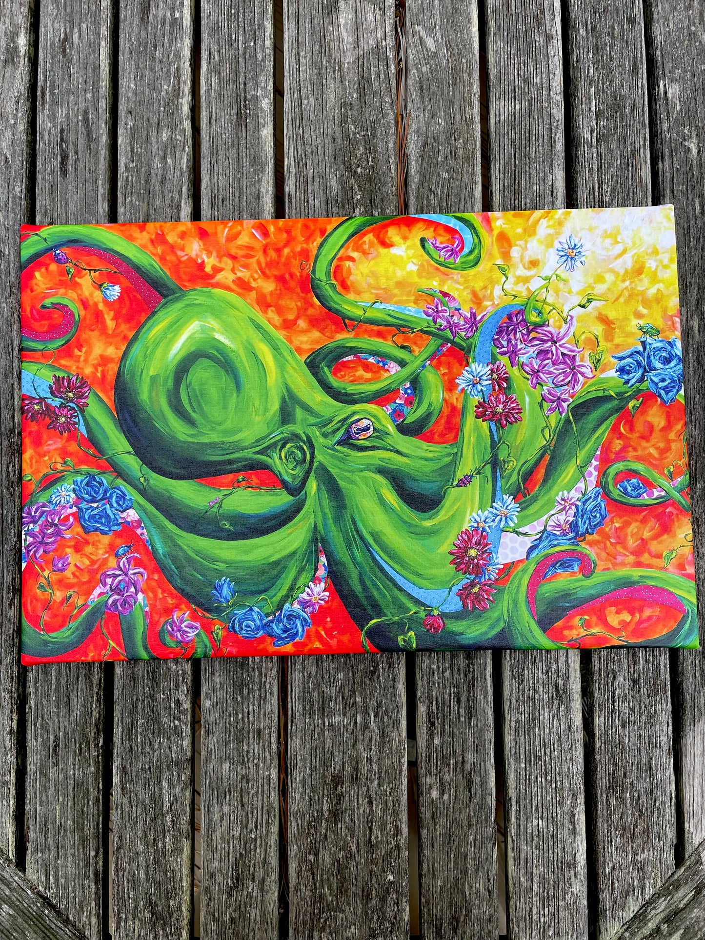 Octopus's Garden Canvas Print