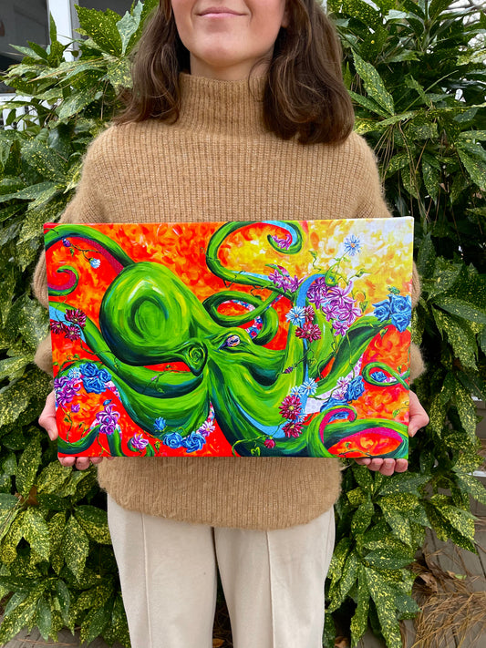 Octopus's Garden Canvas Print