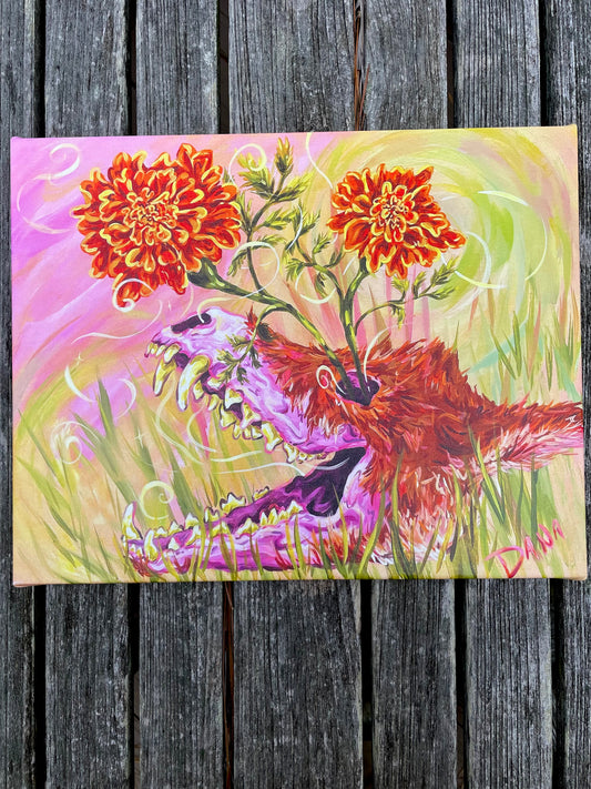 Bone to Bloom Canvas Print