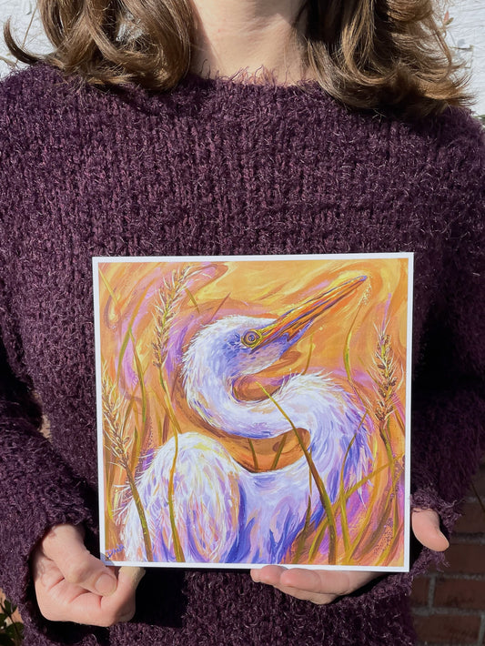 Marsh Whisperers Paper Print