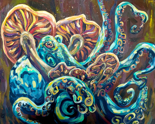Octospore Canvas Print