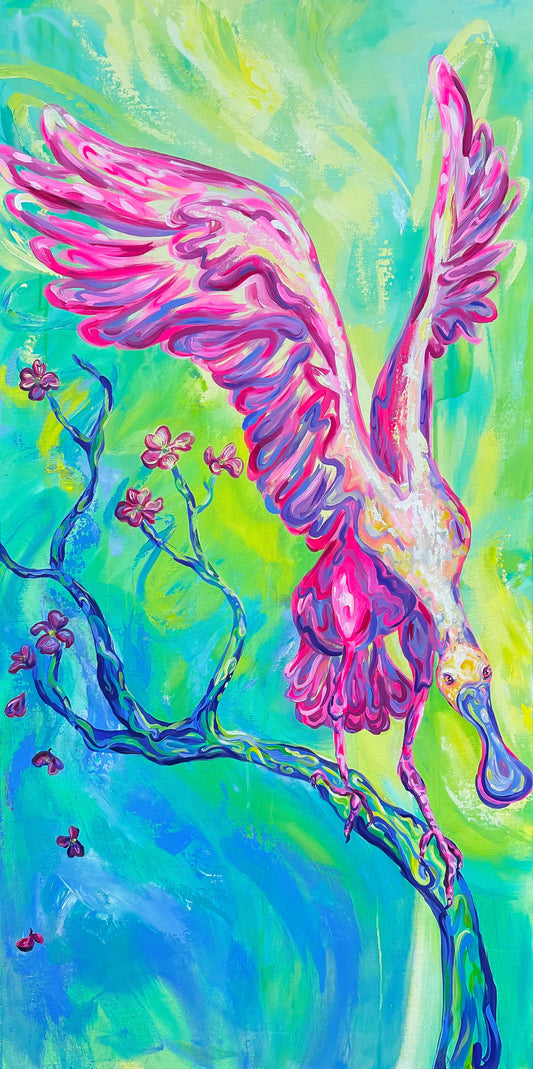 Roseate Roost Archival Giclee