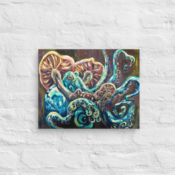 Octospore Canvas Print