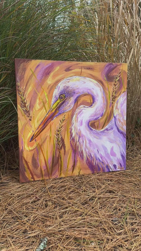 The Marsh Whisperers (diptych- price includes both canvases)